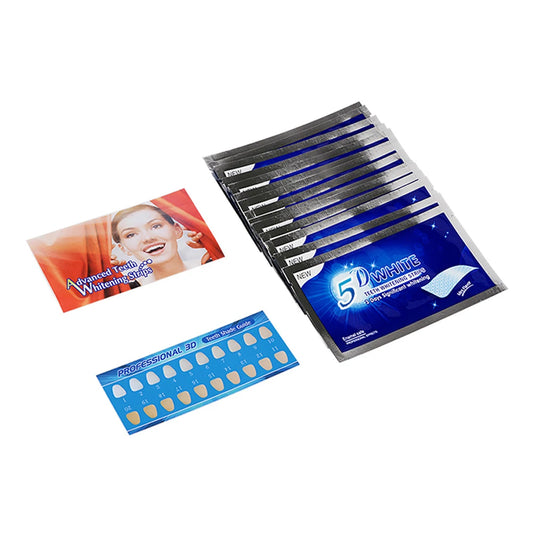 Professional Home Teeth Whitening Strips – 5D Effect, Easy Stain Removal